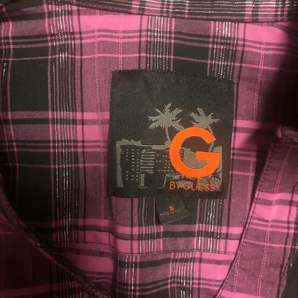 GUESS 🍁 Plaid Button Up | Size Small | S - Picture 3 of 6